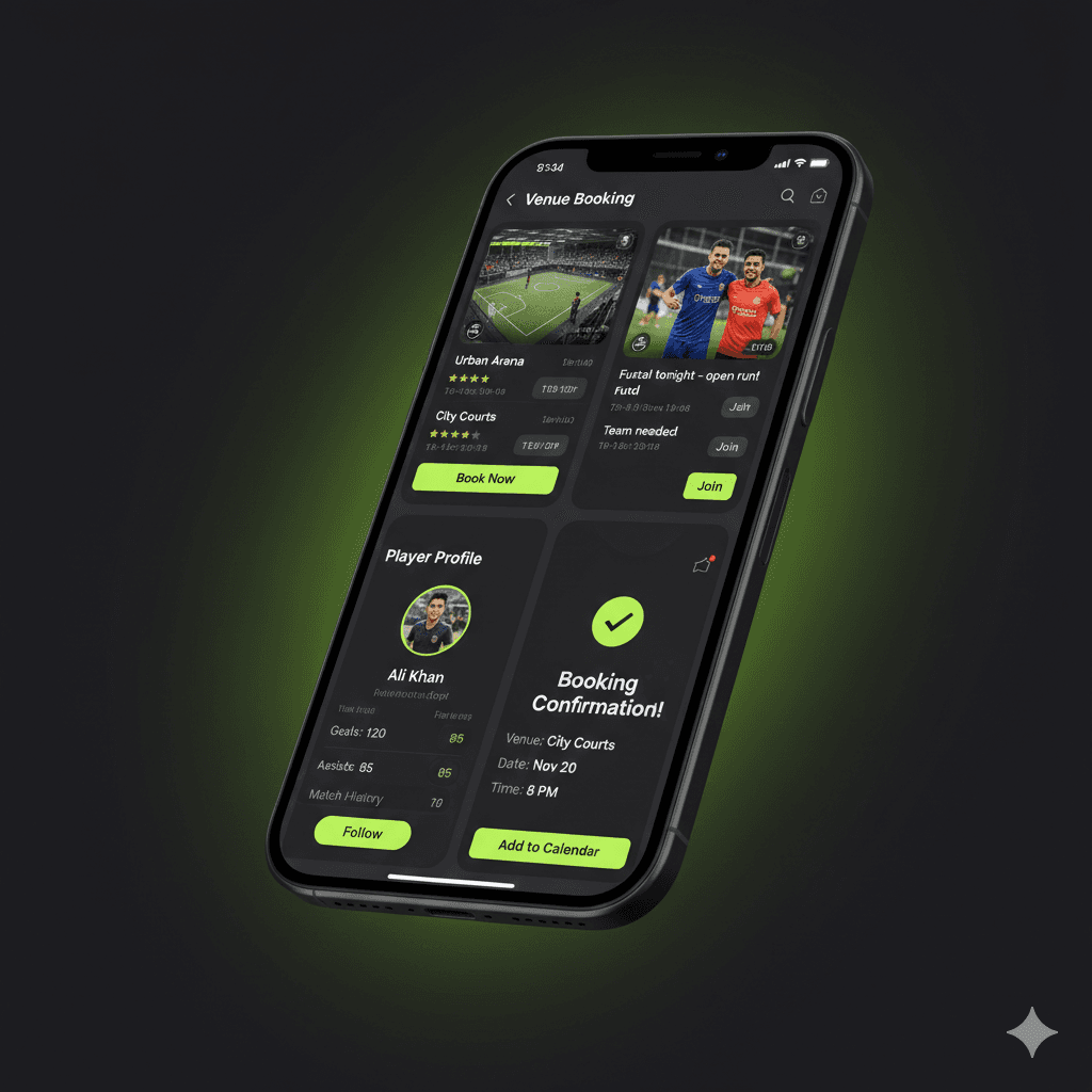 KheilKood app on a smartphone
